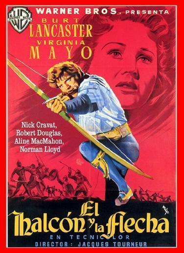 El halcón y la flecha (1950)