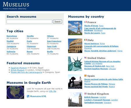 Muselius, directorio mundial de museos